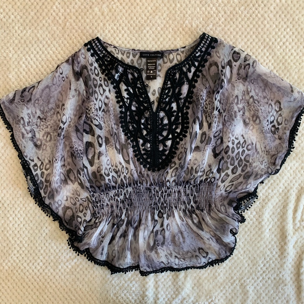 Love Culture sheer top